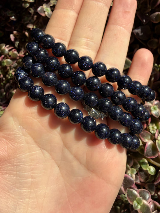 Blue Sandstone Bracelet