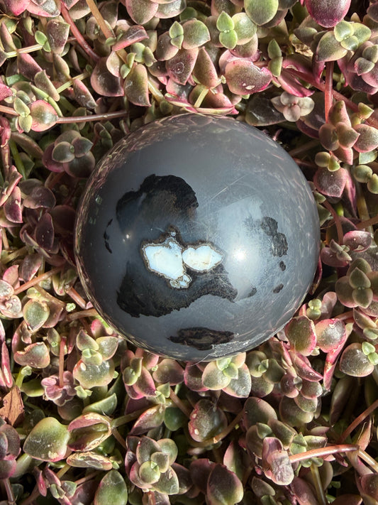 Blue agate Sphere