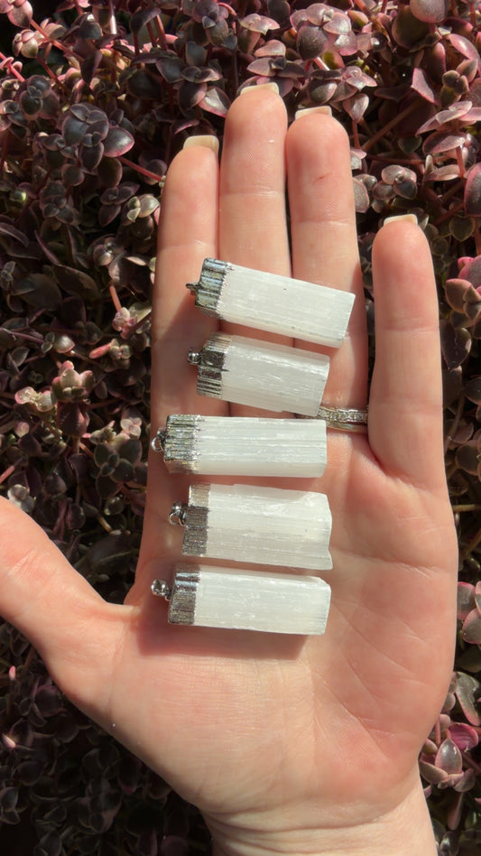 Selenite Pendant
