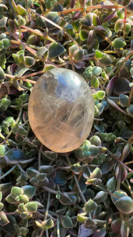 Smokey Quartz Palm Stone