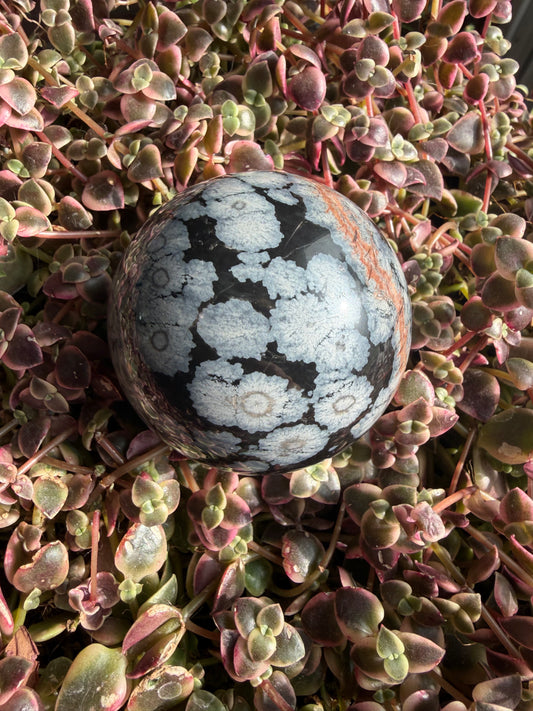 Snowflake Jasper Sphere