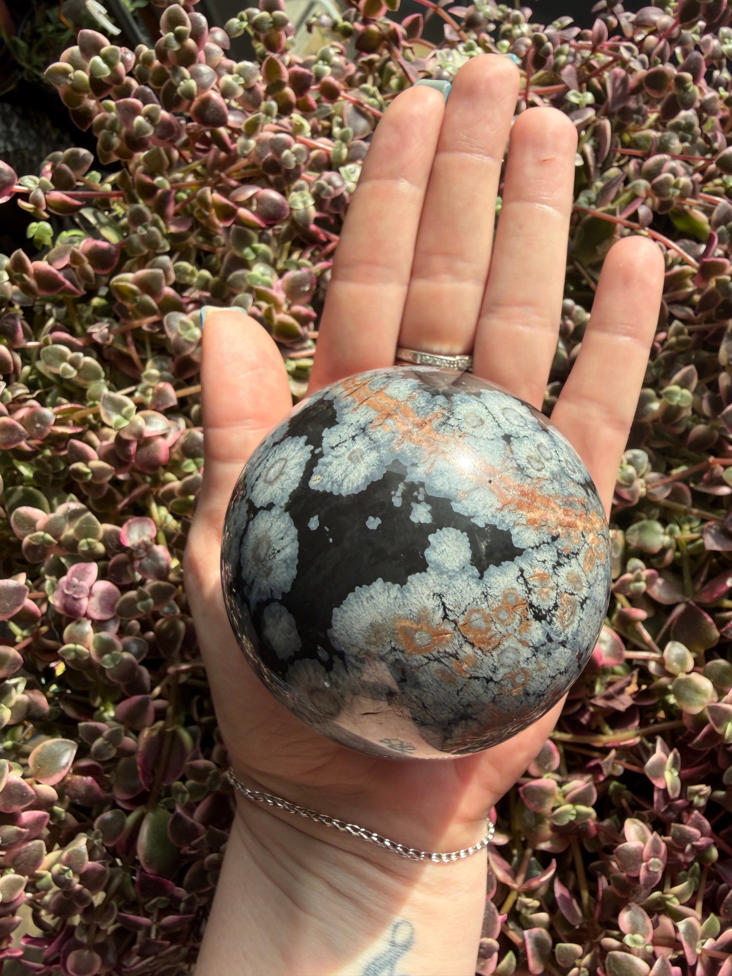 Snowflake Jasper Sphere