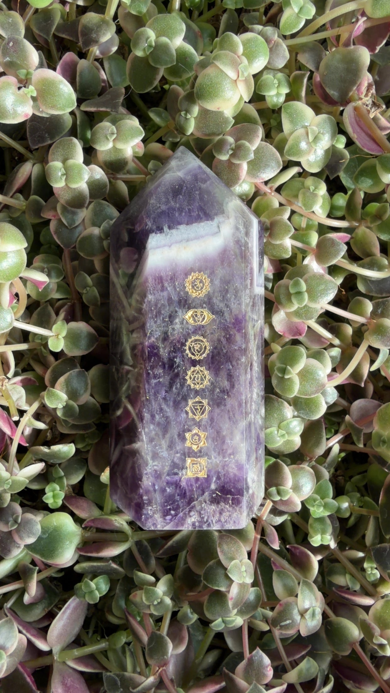Amethyst Chakra Tower