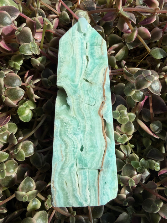 Blue Calcite Tower