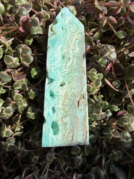 Blue Calcite Tower