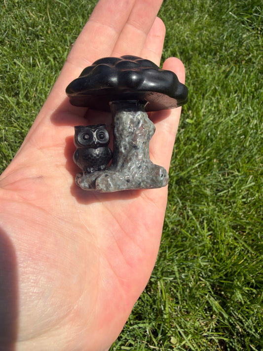 Yooperlite and Obsidian Owl:tree