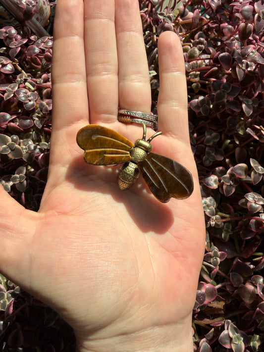 Tiger’s eye bee