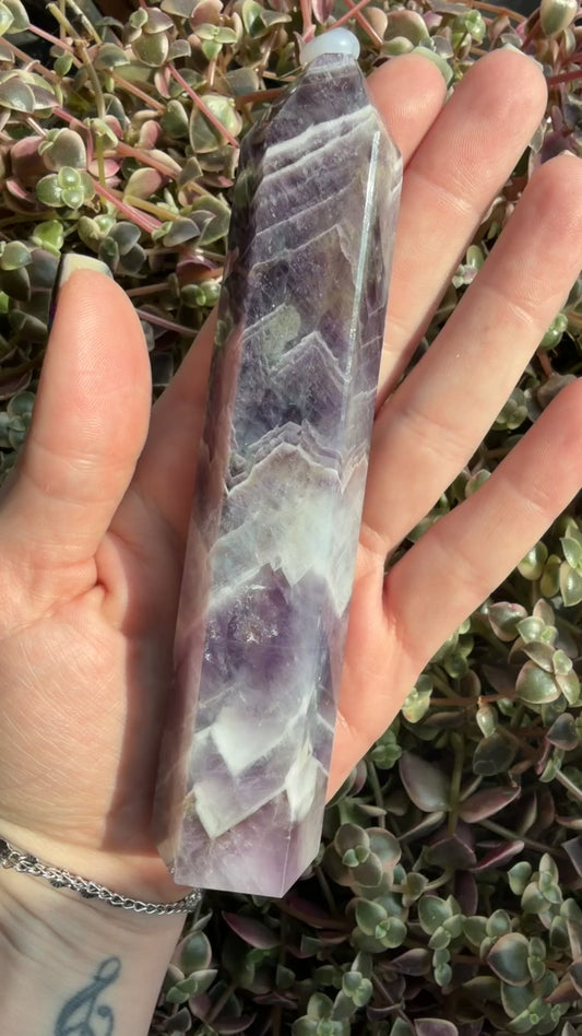 Chevron Amethyst Tower