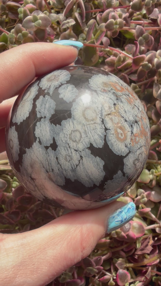 Snowflake Jasper Sphere