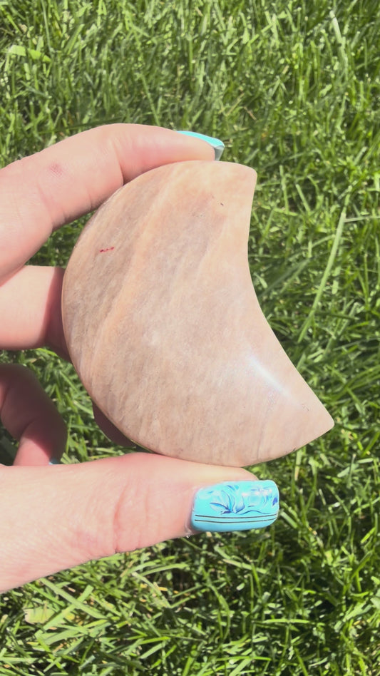 Peach Moonstone Moon