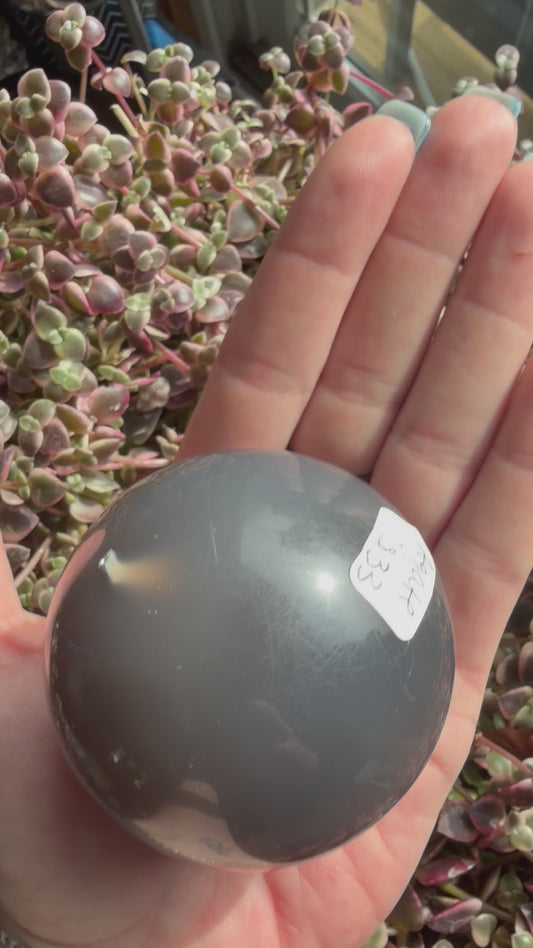 Blue agate Sphere